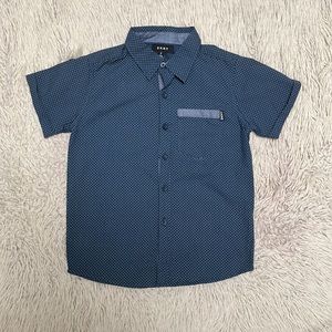 DKNY Polka Dot Button Up Shirt